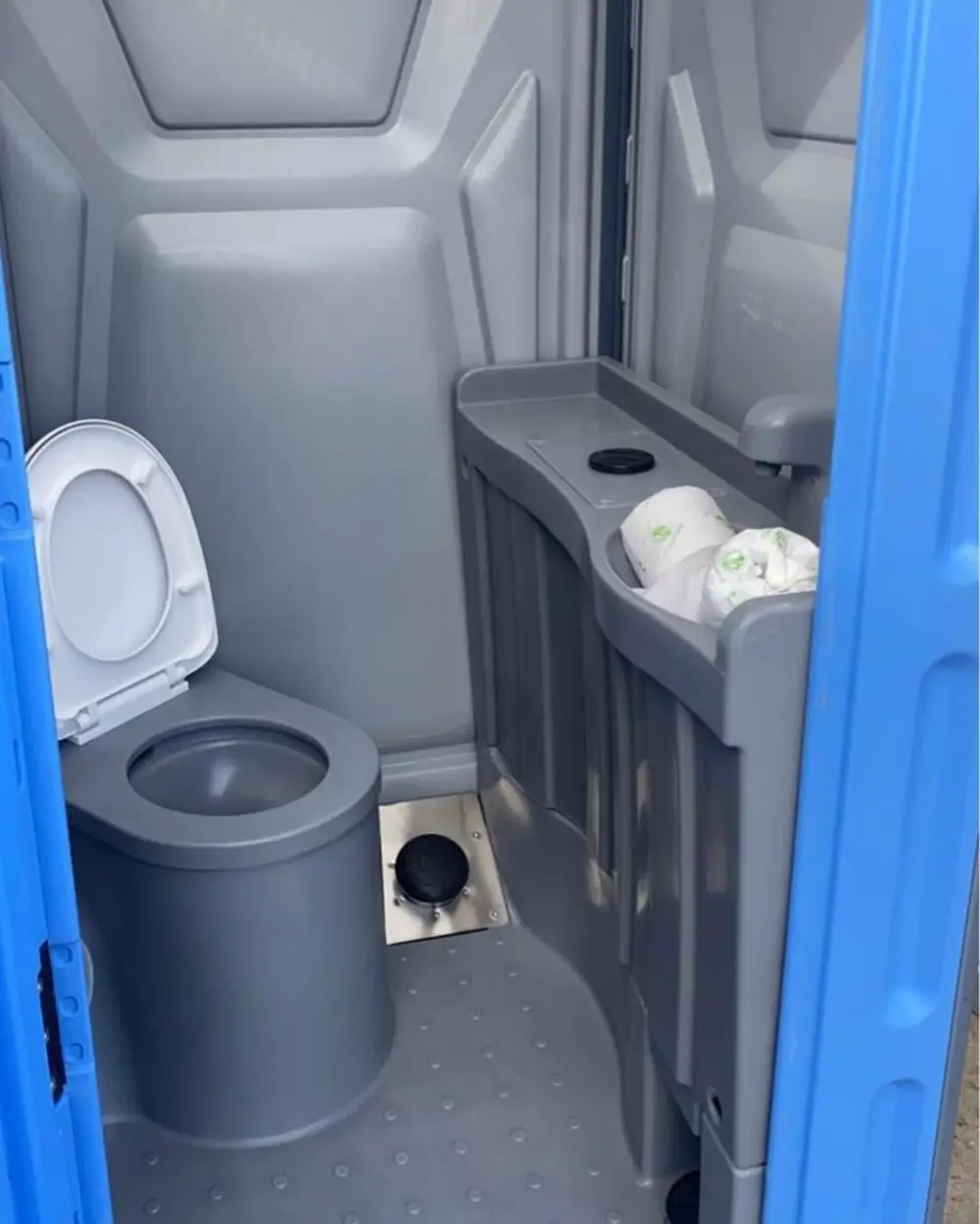 Inside a deluxe unit with a sink and mirror